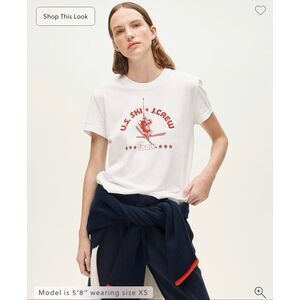 J. Crew U.S. Ski & Snowboard by J.Crew classic-fit graphic T-shirt in vintage je